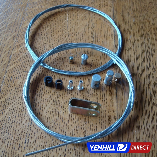 Motorcycle Emergency Broken Clutch or Throttle Cable Repair Kit by