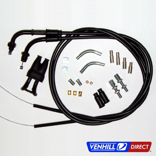 Venhill Universal Dual Throttle Motorcycle Cable Kit eBay